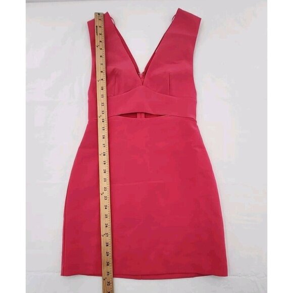 Endless Rose Mini Dress Womens Size XS  Pink V Neck Cut Out Detail - Picture 4 of 7